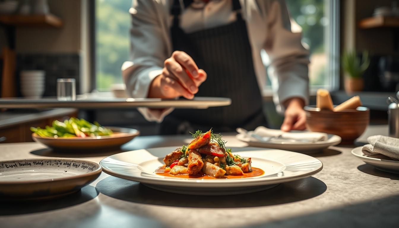 Healthy home cooking bowl